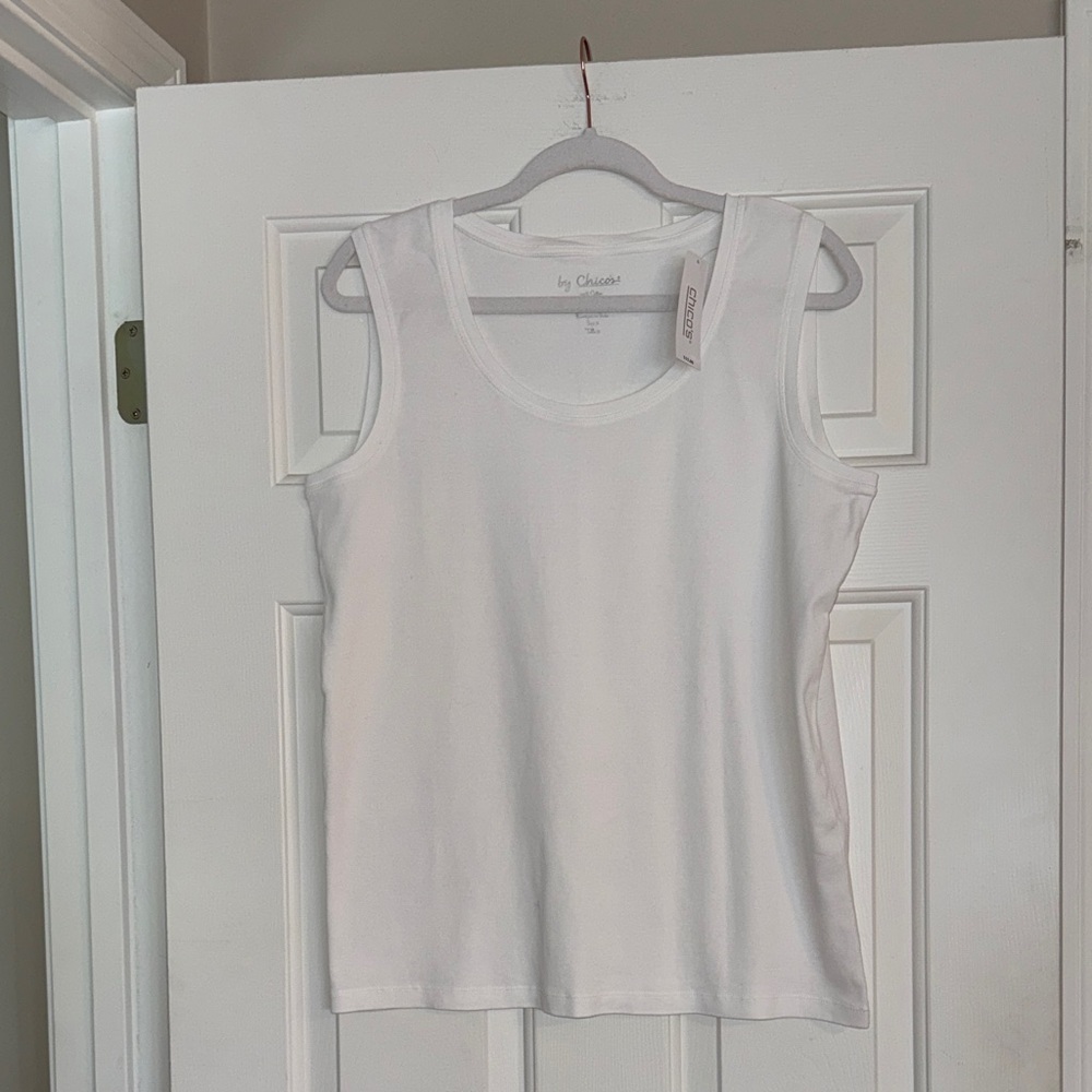 Chico's Classic White Tank Top